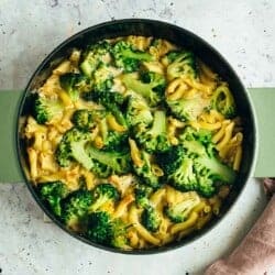 Broccoli lemon pasta casserole