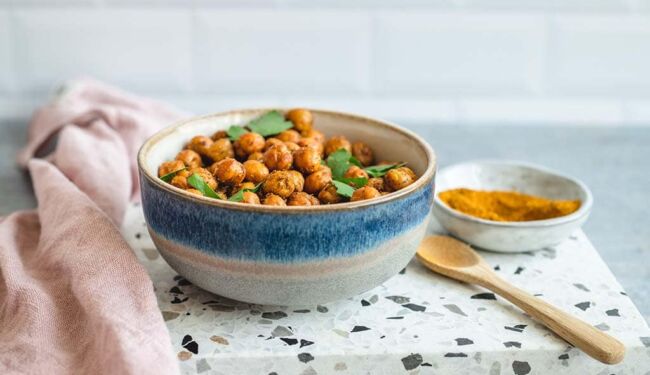 Chickpea croutons make yourself (How-to)