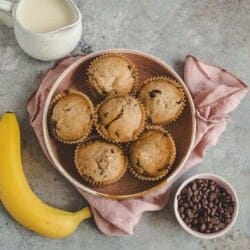 Chocolate Chip Muffins (oil free)