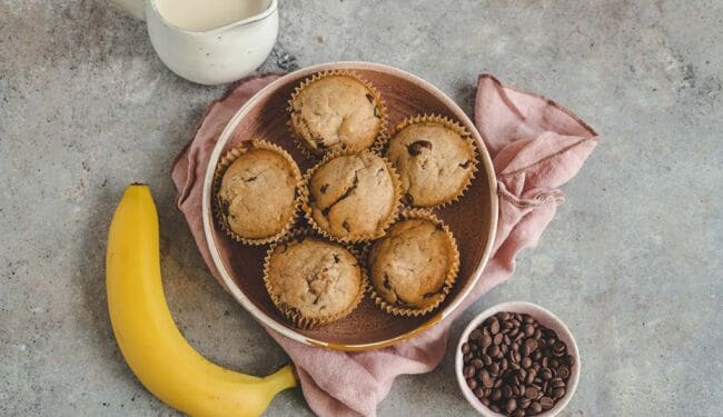 Chocolate Chip Muffins (oil free)