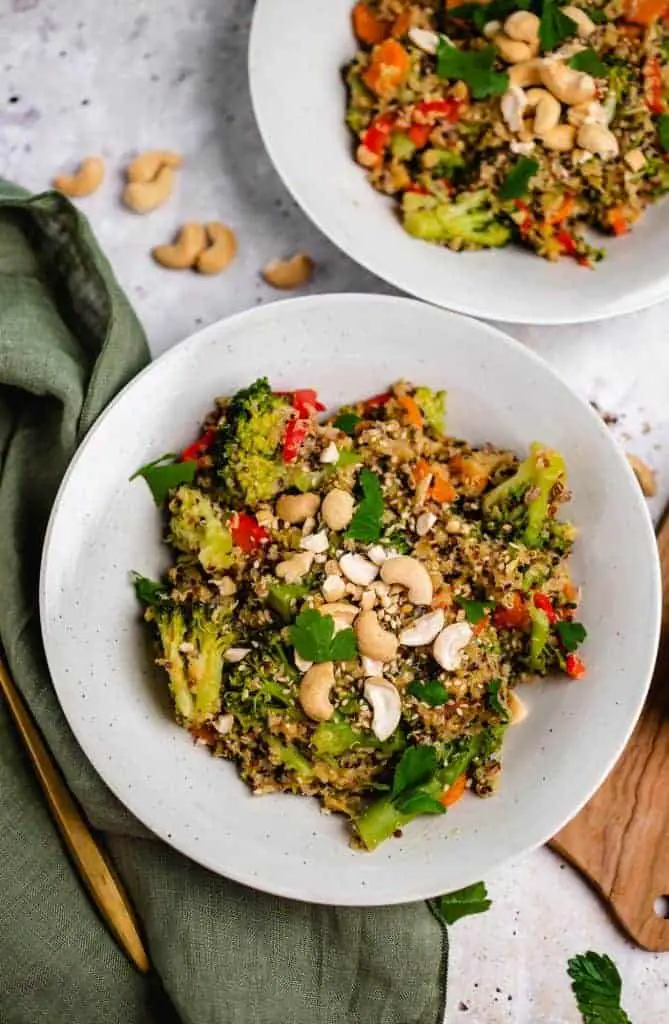 Vegan quinoa pan