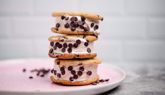 Cookie Ice Cream Sandwiches