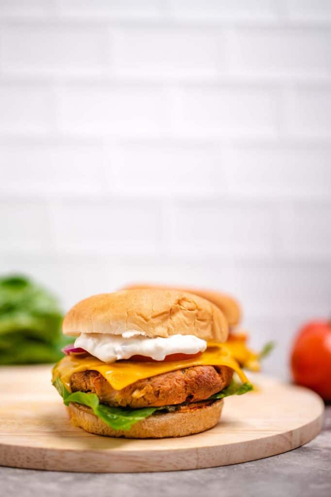 Jackfruit Burger (grill friendly)