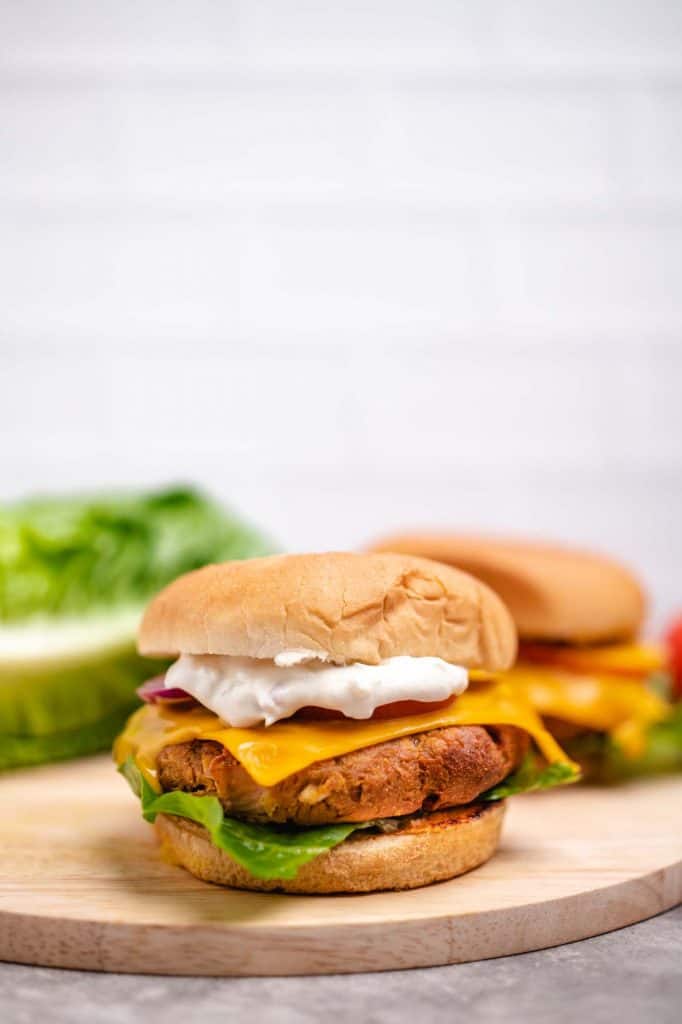 Jackfruit Burger (grill friendly)