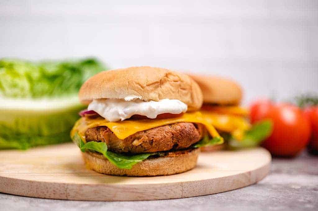 Jackfruit Burger (grill friendly)