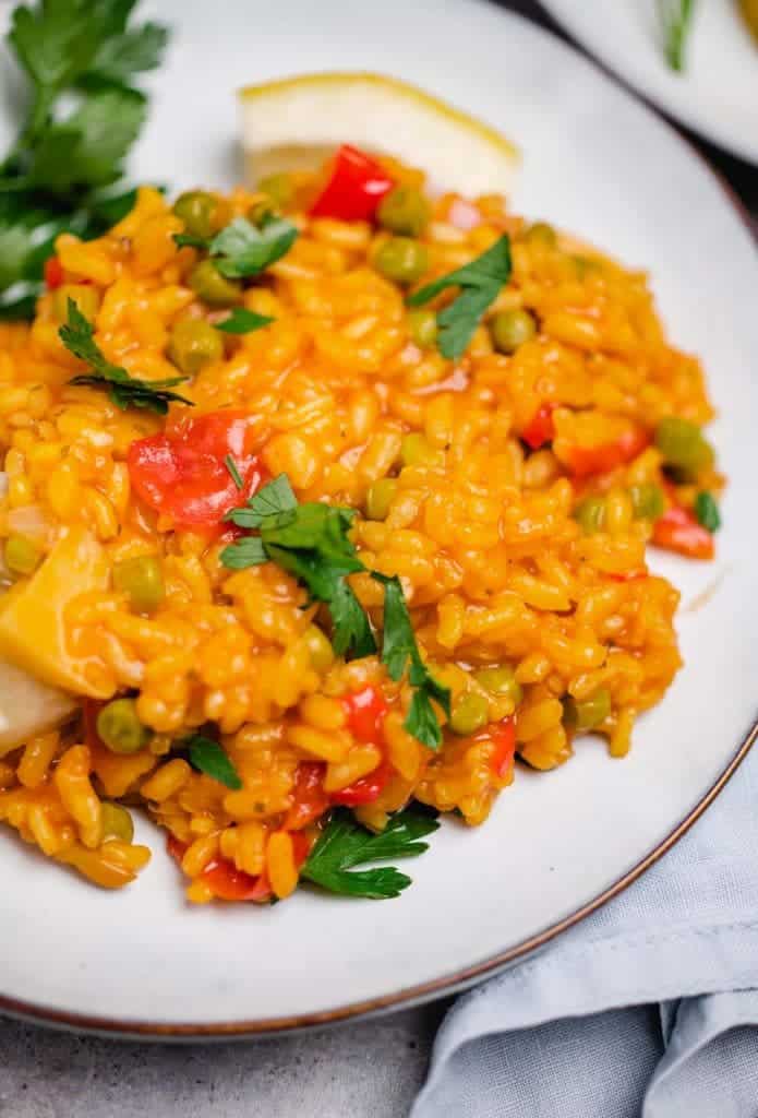 Vegan paella (45 minutes)