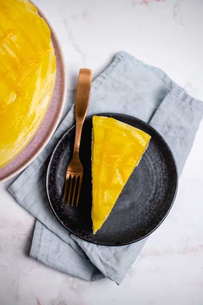 Mango cream pie vegan