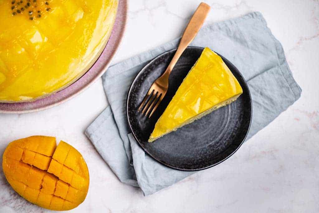Mango cream pie vegan