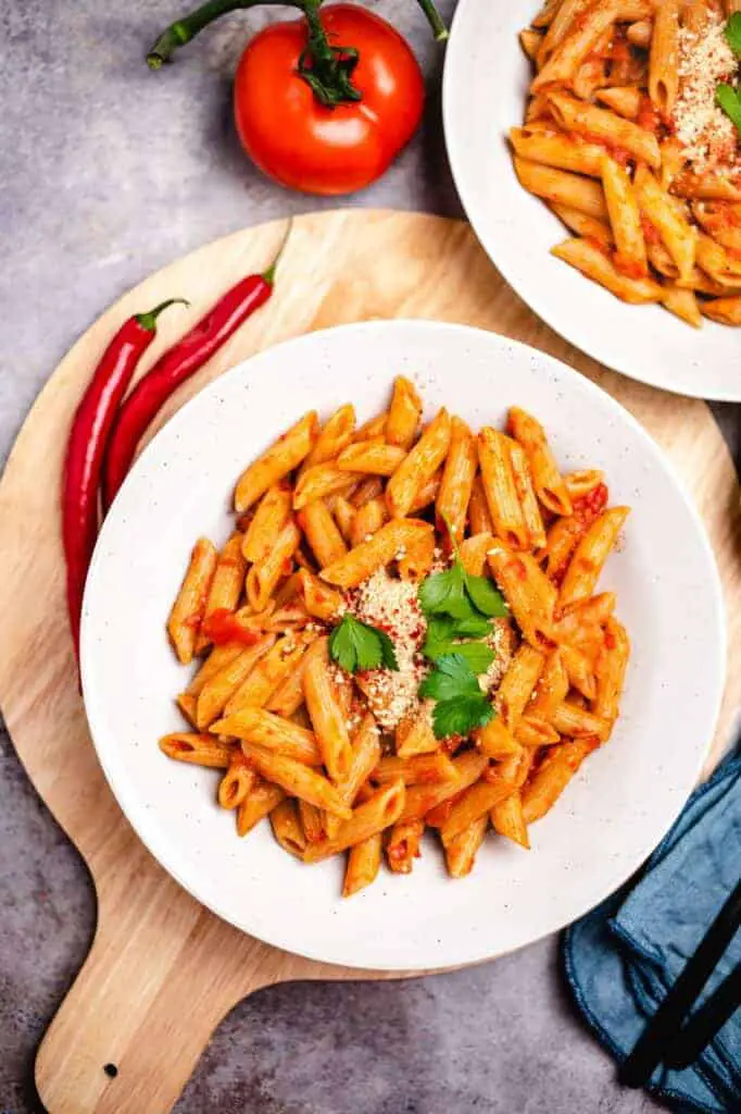 Pasta Arrabiata (30 minutes) vegan recipe