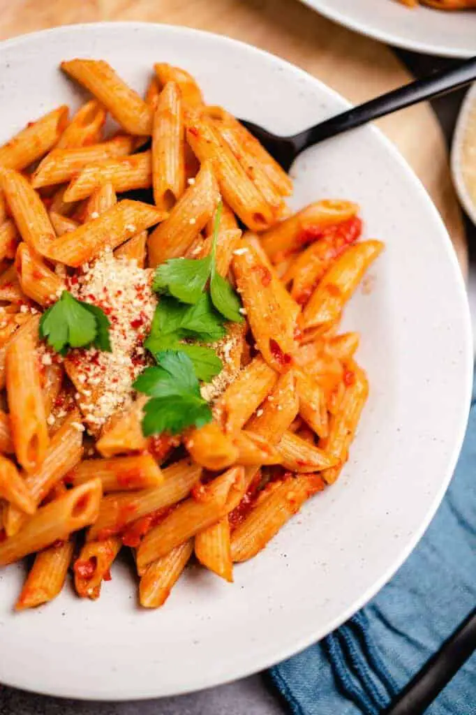 Pasta Arrabiata (30 minutes) vegan recipe