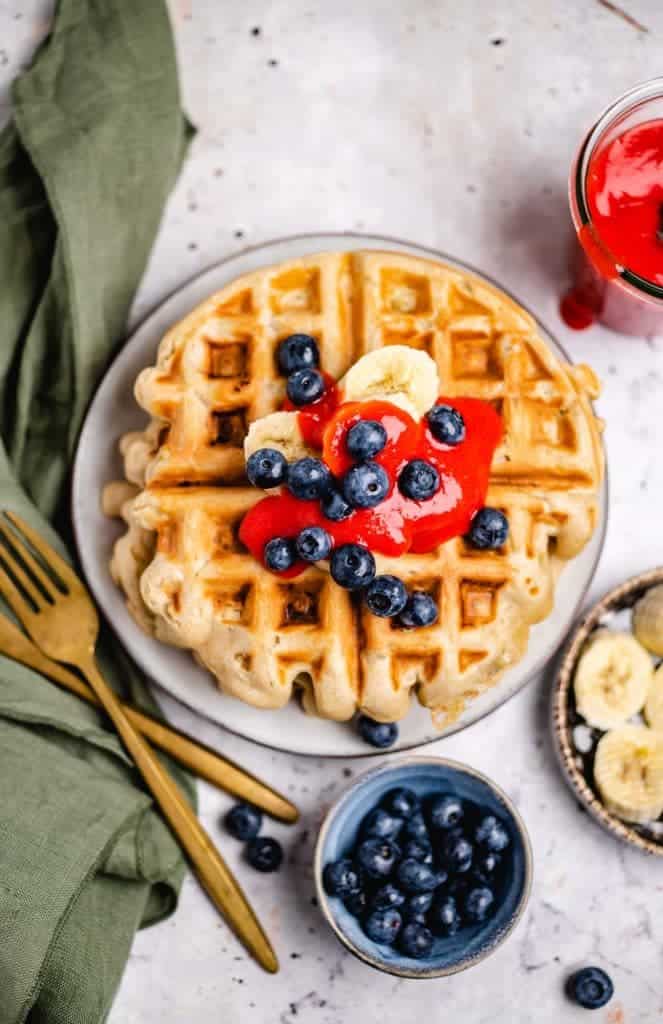 vegan waffles (25 minutes)