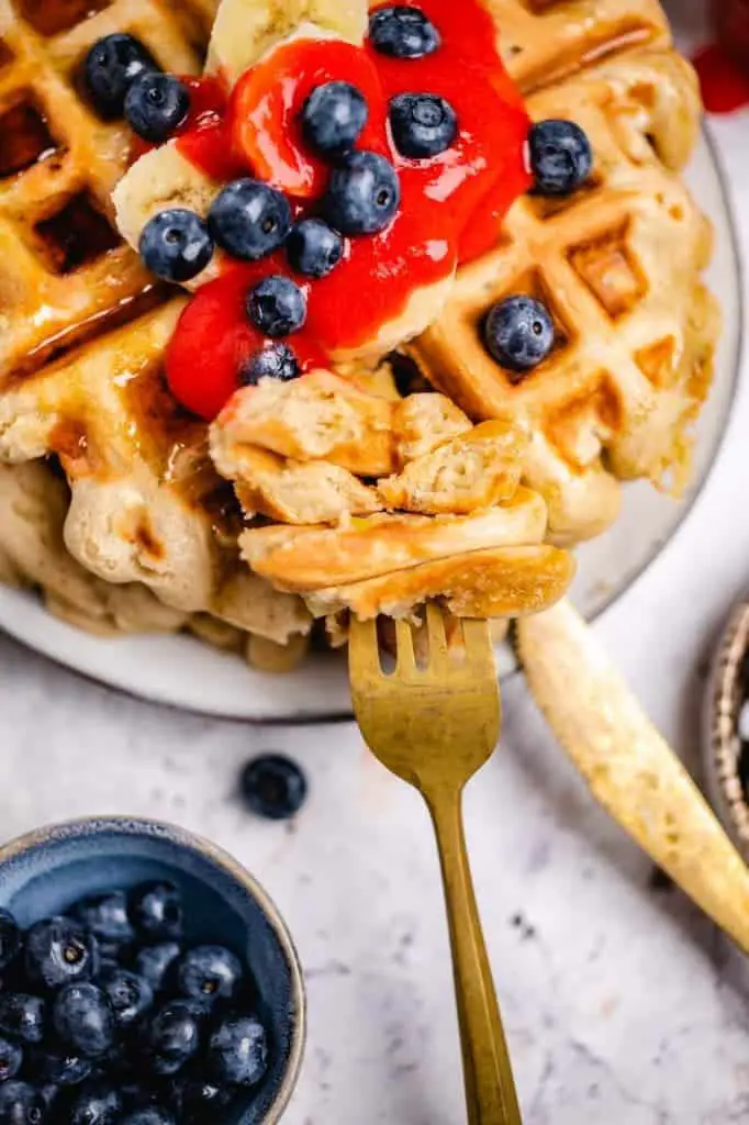 vegan waffles (25 minutes)