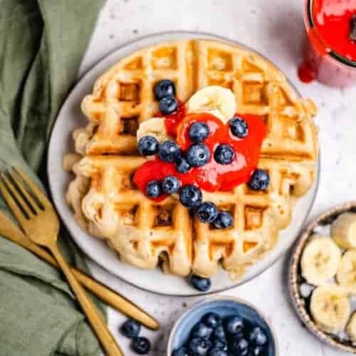 vegan waffles (25 minutes)