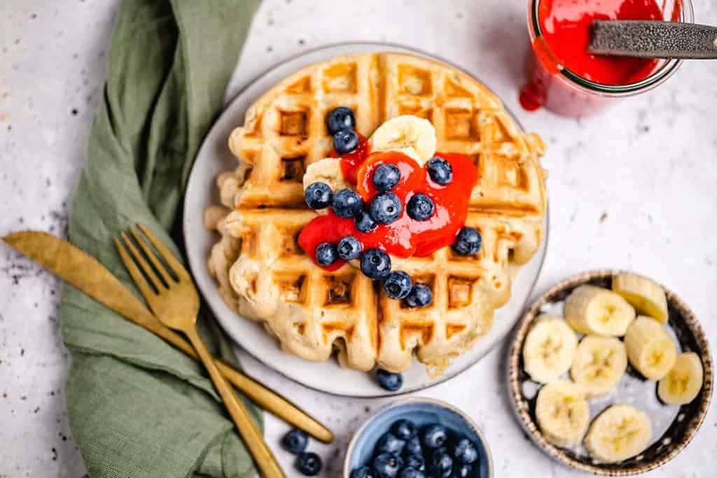 vegan waffles (25 minutes)