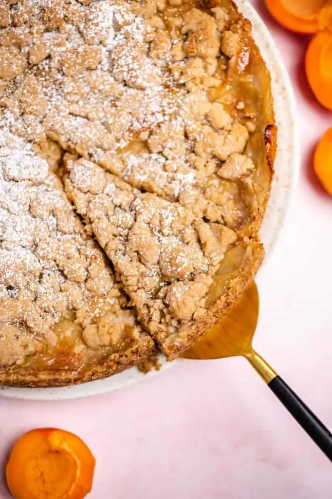 Apricot pudding cake (vegan)