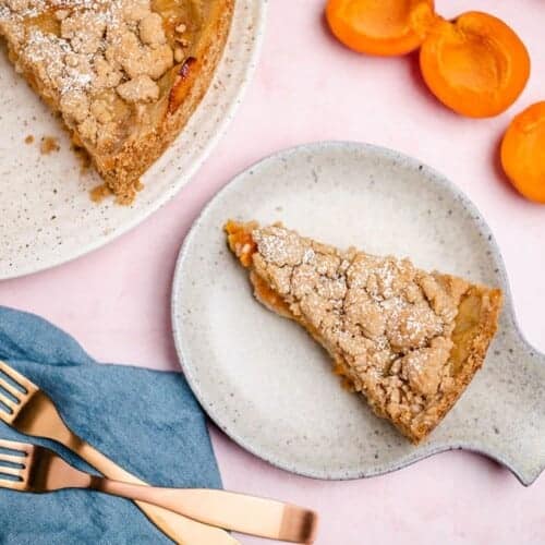 Apricot pudding cake (vegan)