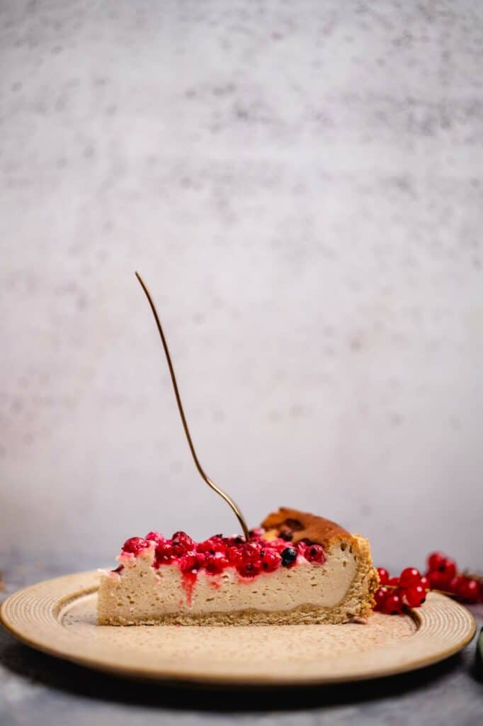 Currant cheesecake (vegan) recipe