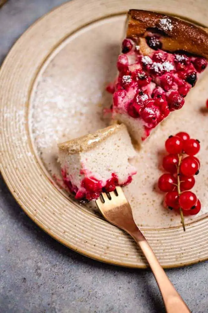 Currant cheesecake (vegan) recipe