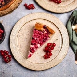 Currant cheesecake (vegan) recipe
