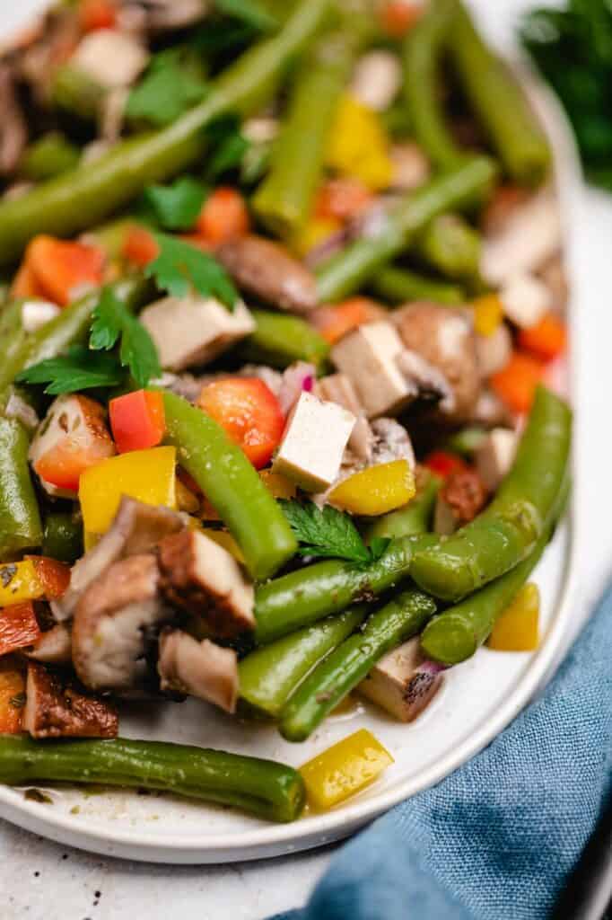 Mediterranean beans salad