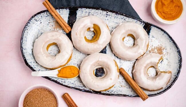 Pumpkin donuts (30 minutes) vegan