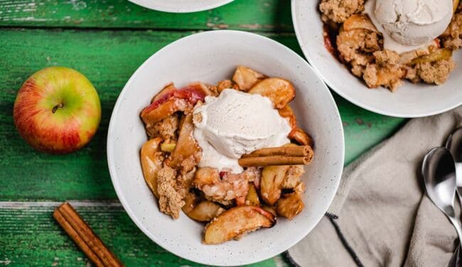 Apple Crisp (vegan & gluten free) recipe