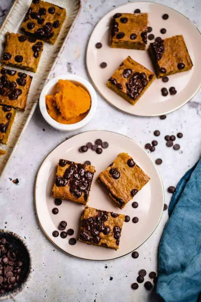 Pumpkin Blondies (30 minutes) vegan & gluten free