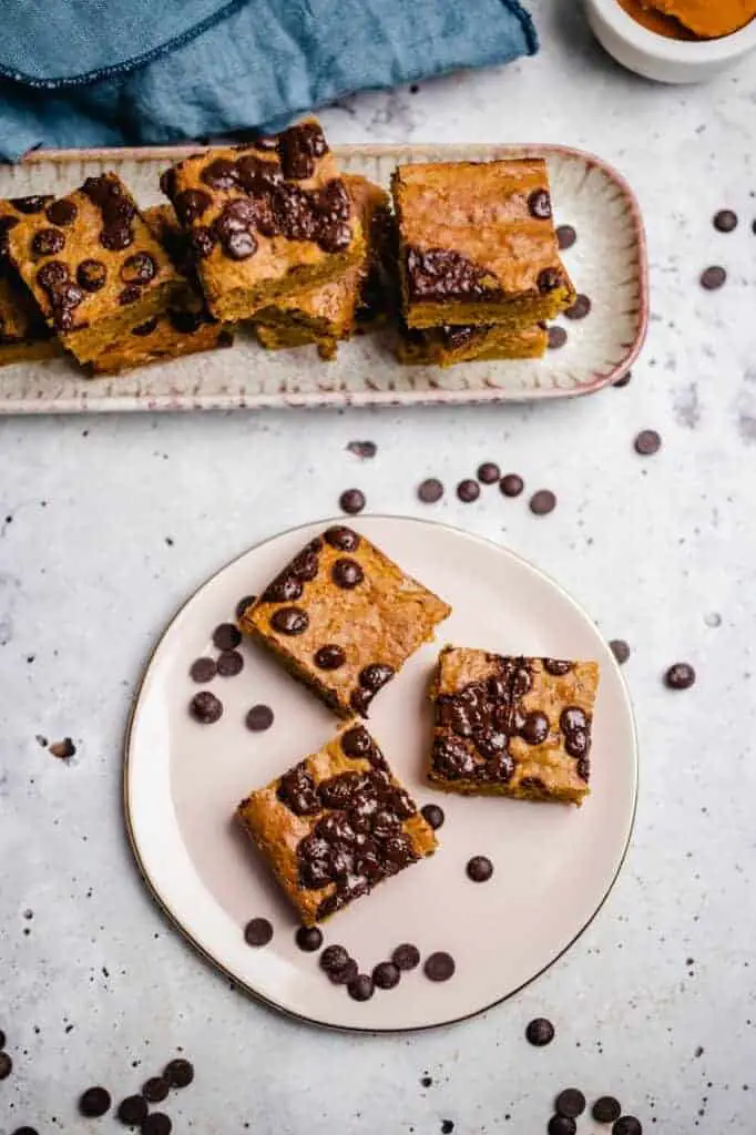 Pumpkin Blondies (30 minutes) vegan & gluten free