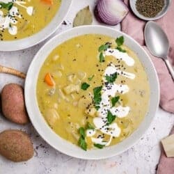 Root vegetable soup (30 minutes)