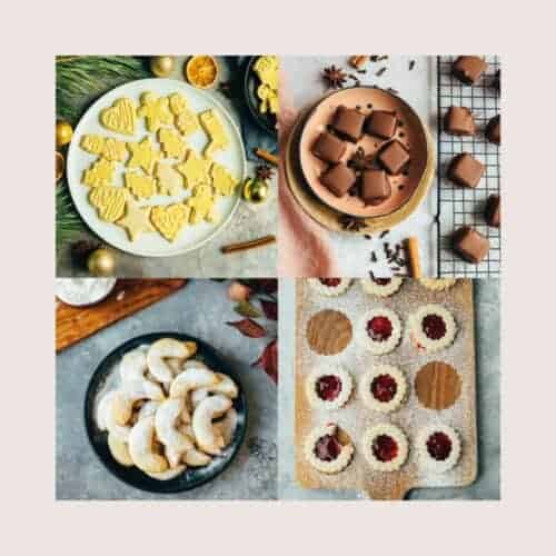 Delicious and easy cookies for Advent with gluten-free options. - Vegan cookies collection