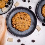 Cookies with cranberries and white chocolate vegan recipe