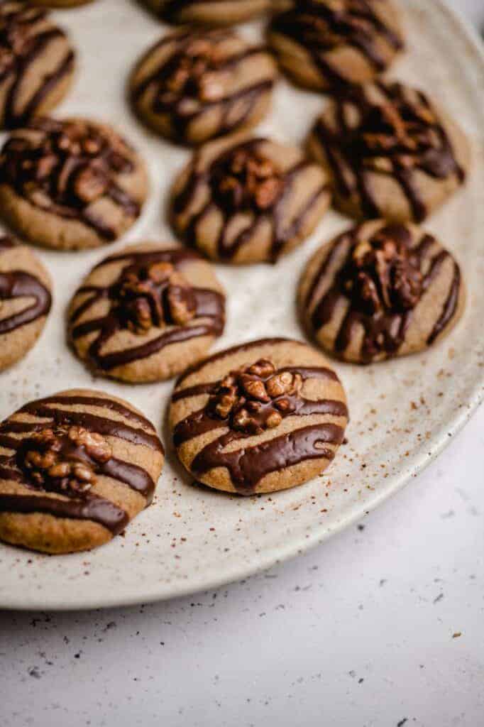 The vegan walnut cookies