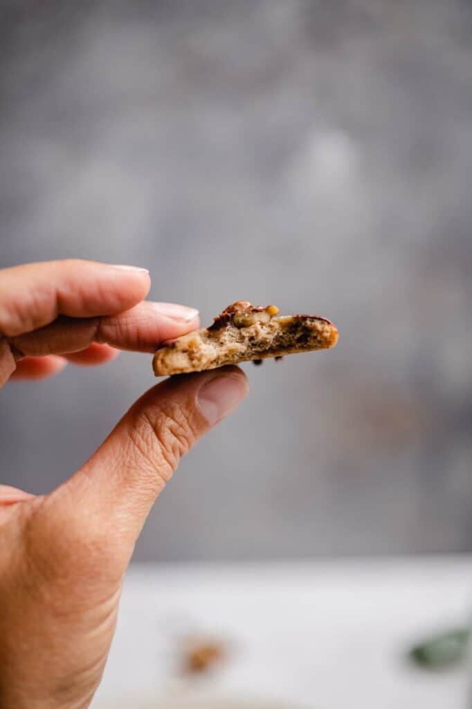 The vegan walnut cookies