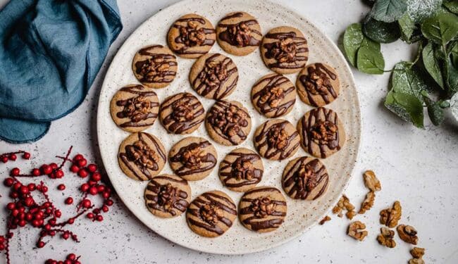 The vegan walnut cookies recipe