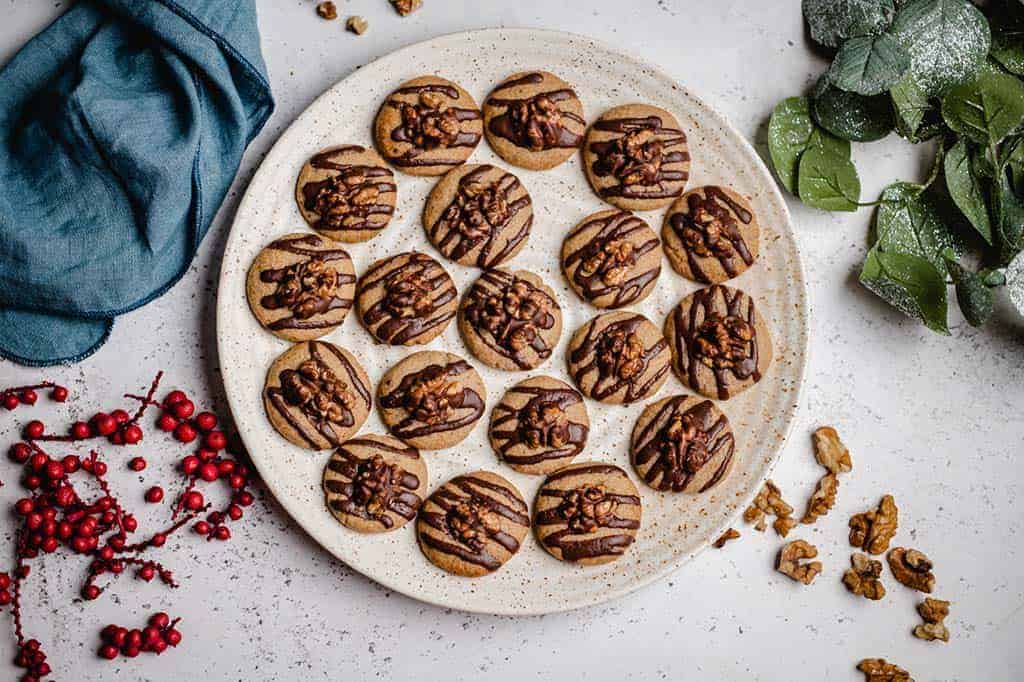The vegan walnut cookies recipe