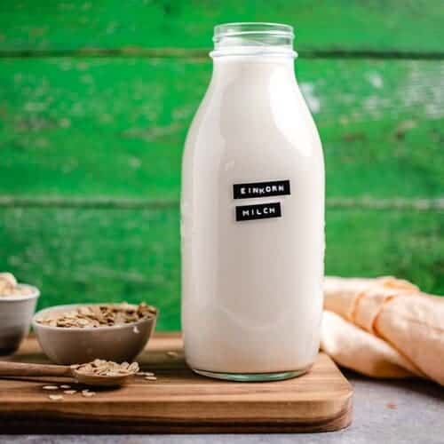 Einkorn Milch selber machen (vegan)