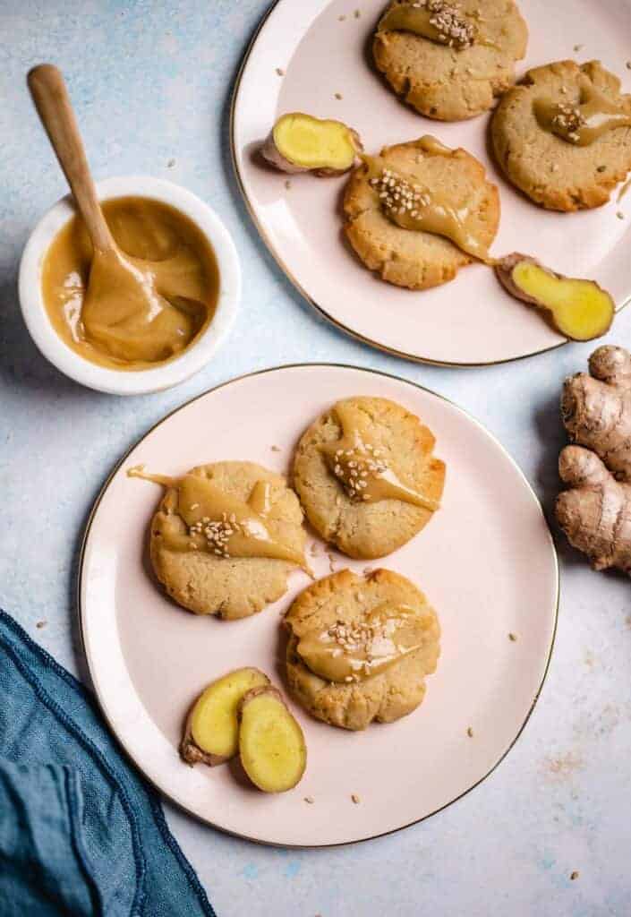 Ginger Tahini Biscuits (vegan)