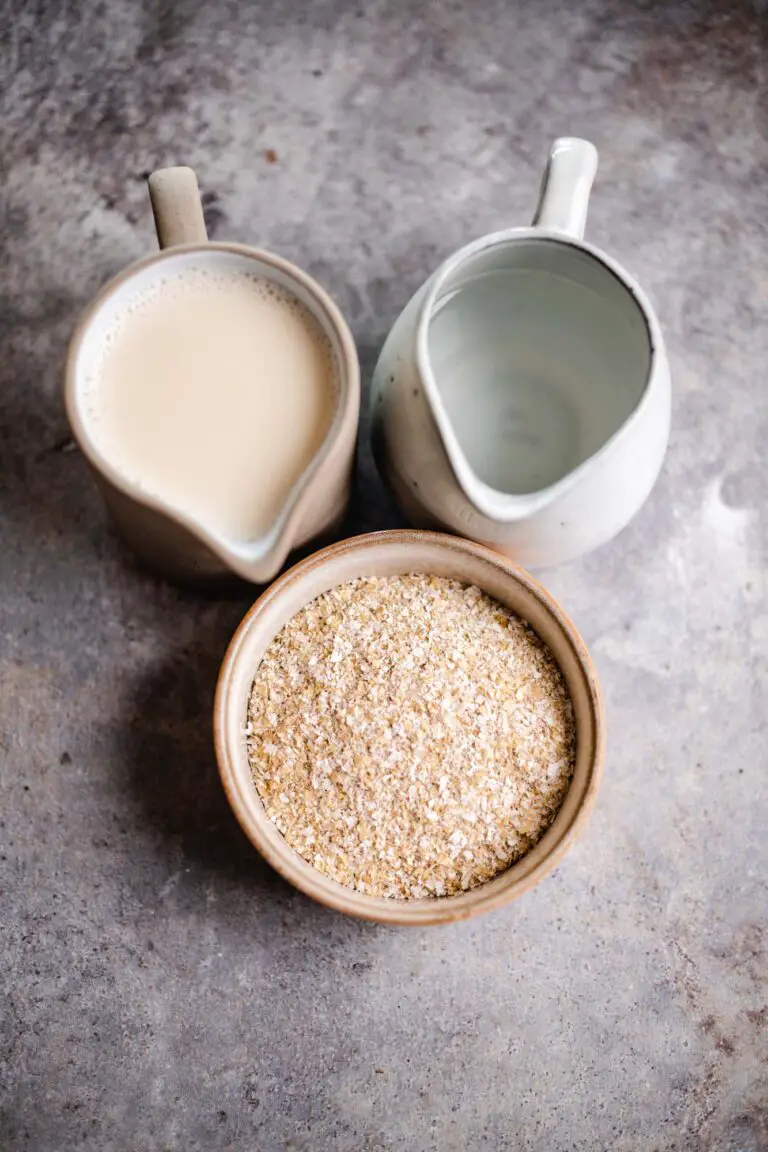 Vegan Oat bran base recipe (15 Min) — VEGANE VIBES