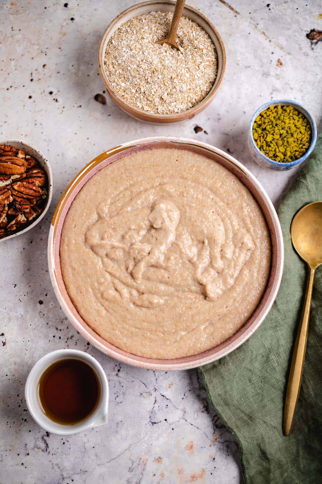 Vegan Oat bran base recipe (15 Min) — VEGANE VIBES