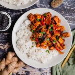 Indian pan with peppers and tofu (vegan & gluten-free) recipe