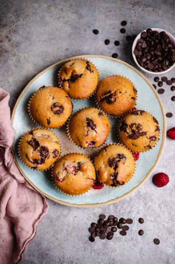 Chocolate raspberry muffins (vegan) recipe