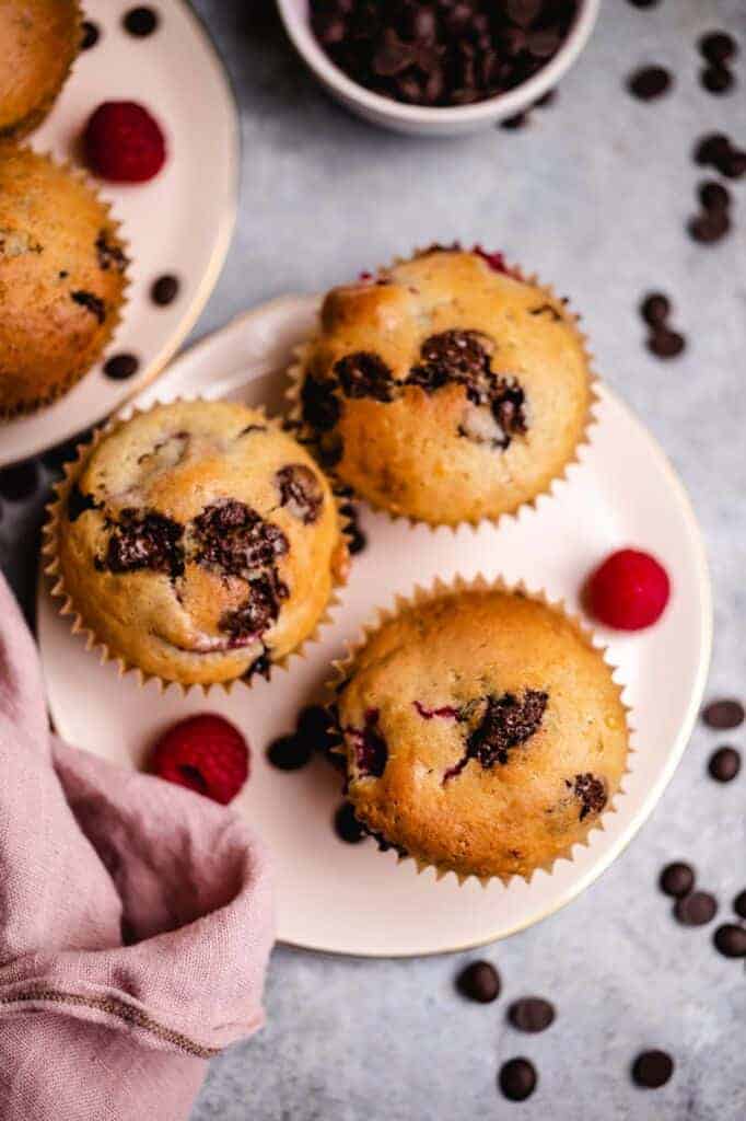 Chocolate raspberry muffins (vegan) recipe