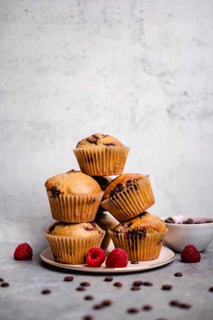 Chocolate raspberry muffins (vegan) recipe