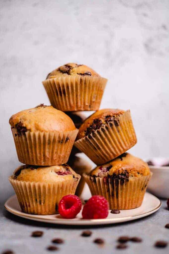 Chocolate raspberry muffins (vegan) recipe