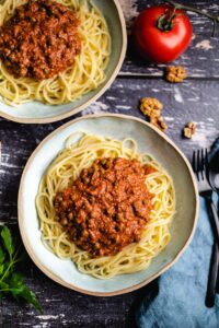 vegane Walnuss Bolognese