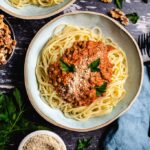 vegan walnut bolognese