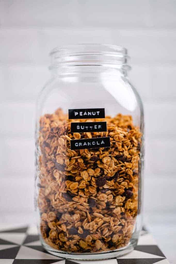 vegan peanut butter granola (gluten free)