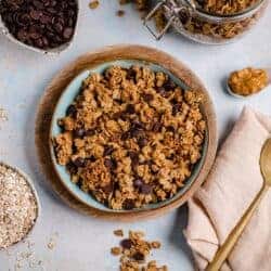 vegan peanut butter granola (gluten free)