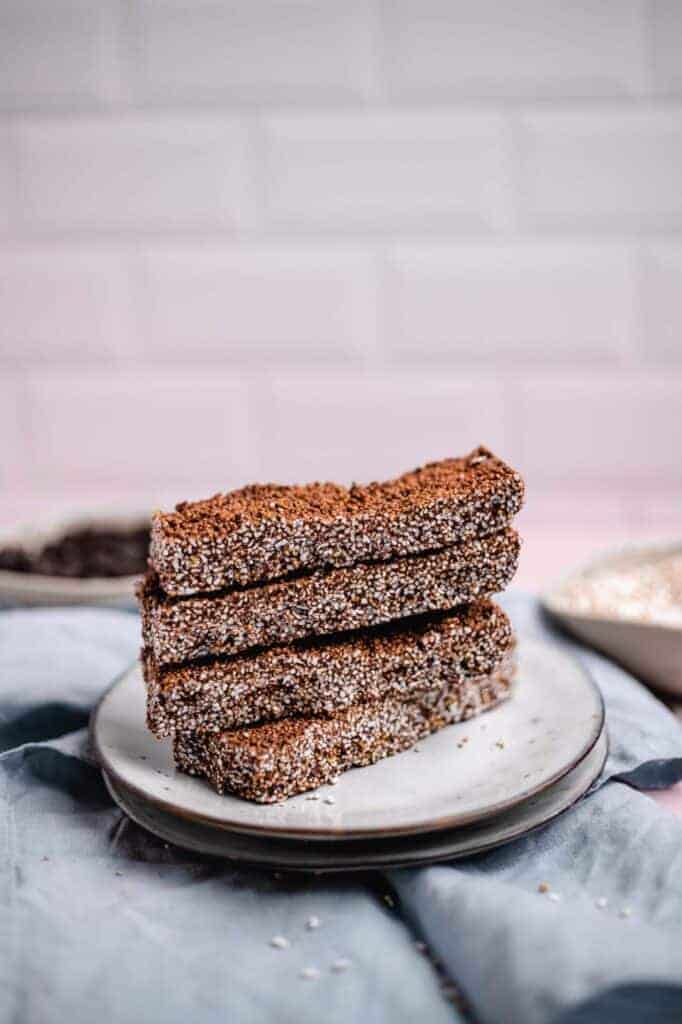 vegan amaranth slices (3 ingredients)