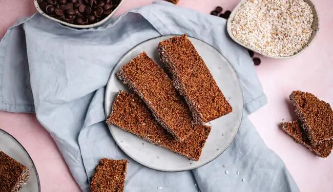 vegan amaranth slices (3 ingredients)